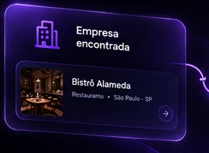 Empresa encontrada: sem site, alta oportunidade